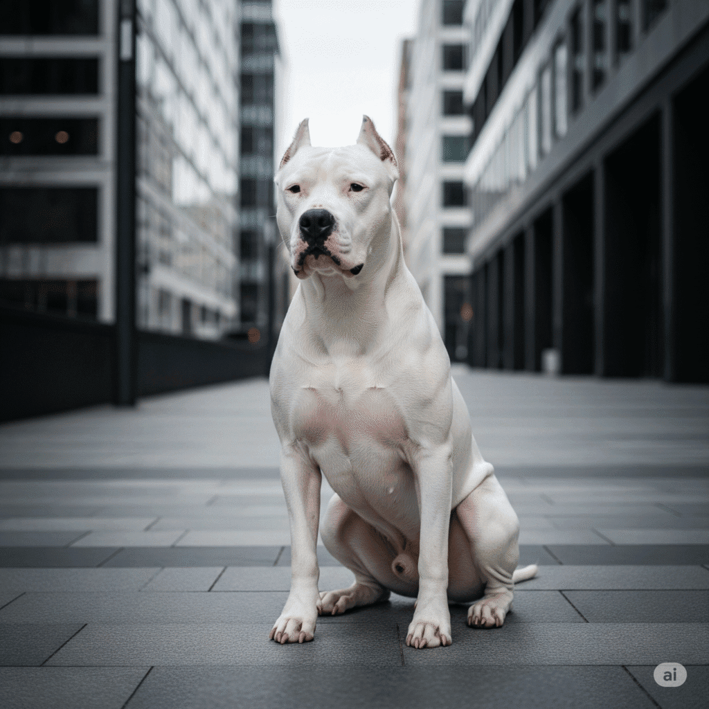 perro dogo argentino
