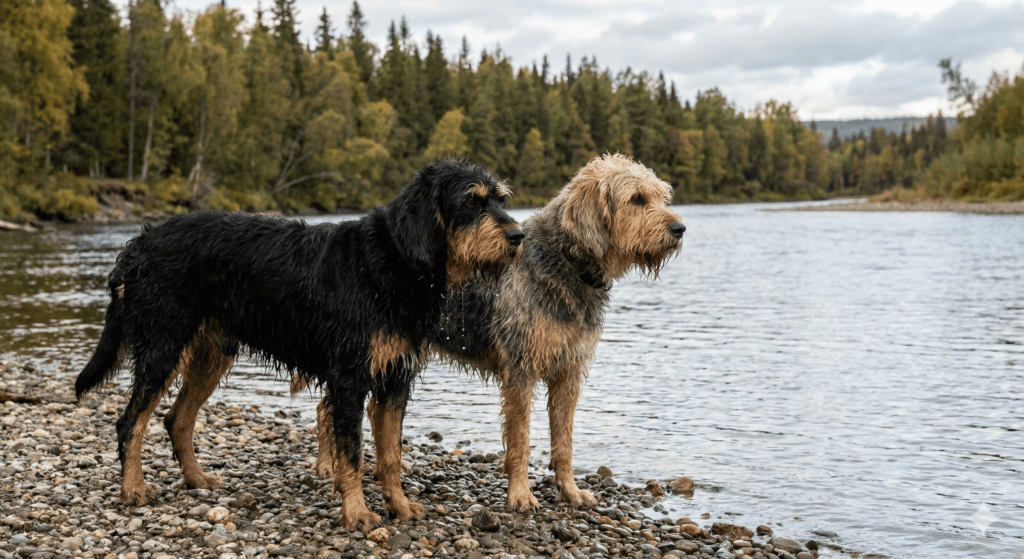 pareja de otterhound